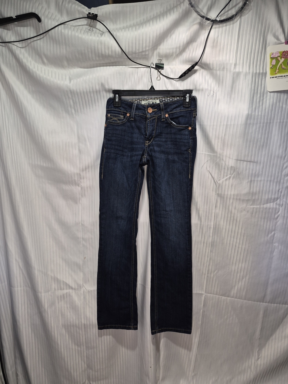 Ariat Dark Indigo Straight-Leg Jeans 25